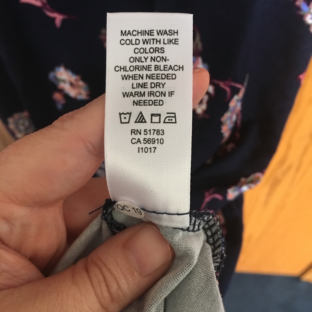 Maurices cross front tank dress blue paisley - Picture 7 of 8